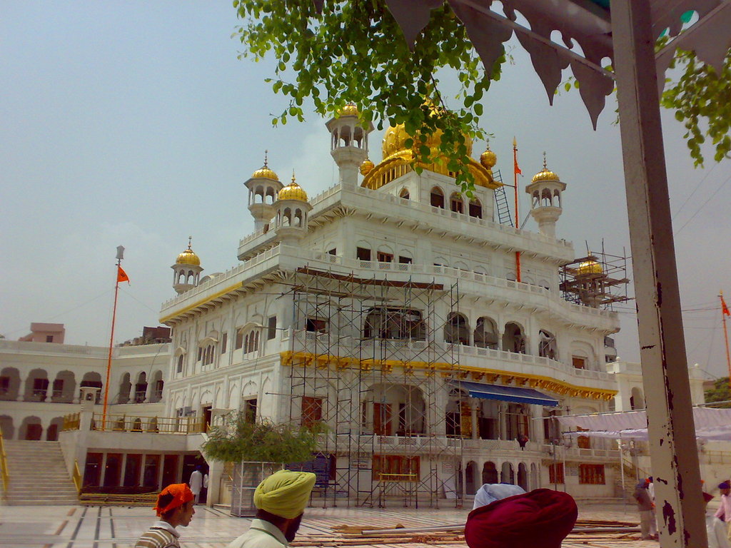 The Akal Takht as it stands today in Amritsra. Built by Guru Hargobind this symbolized Sikh political sovereignty.