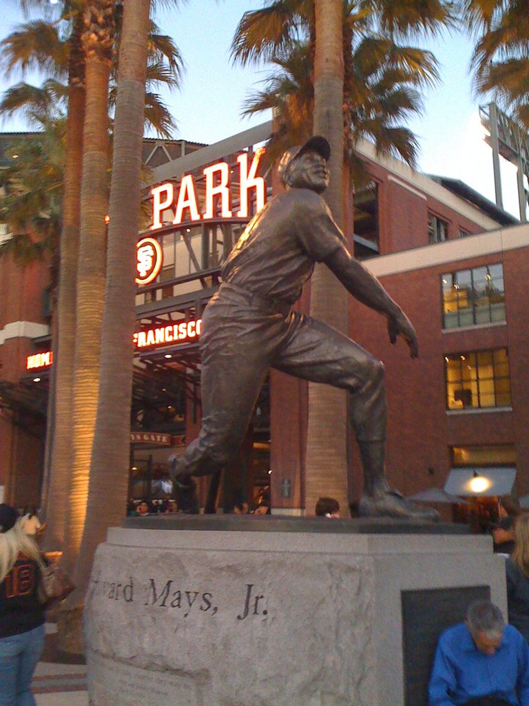 Statue in AT&T Park.
