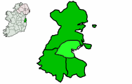 center Map highlighting Dublin