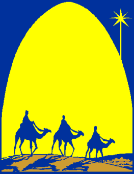 The Three Wise Men Following the Star to Bethlehem
