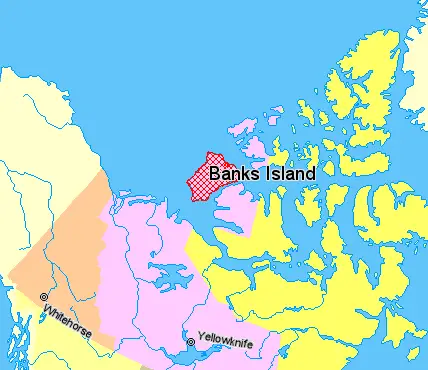 File:Map indicating Banks Island, New Territories, Canada.png
