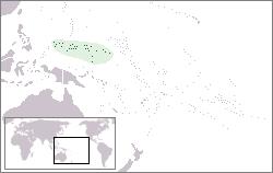 Location of Micronesia