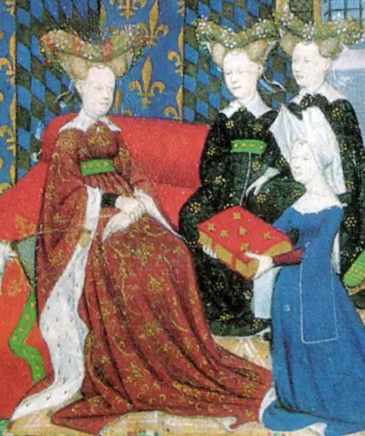 File:Christine de Pisan and Queen Isabeau detail.jpg