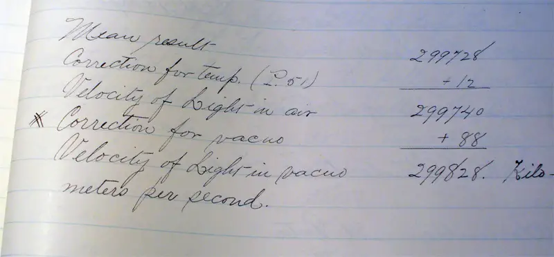 File:Michelson - Experimental Determination of the Speed of Light, conclusion.jpg