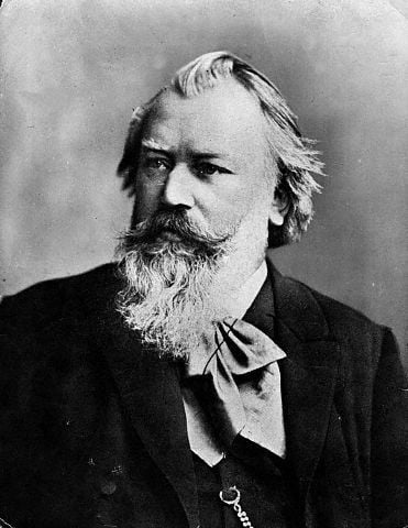 Johannes Brahms composed serenades as light symphonic pieces for small orchestra without violins.