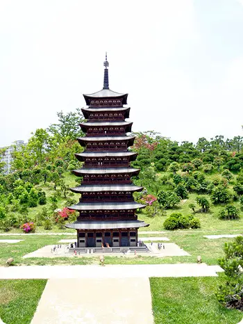 File:Hwangnyongsa Pagoda miniature.jpg
