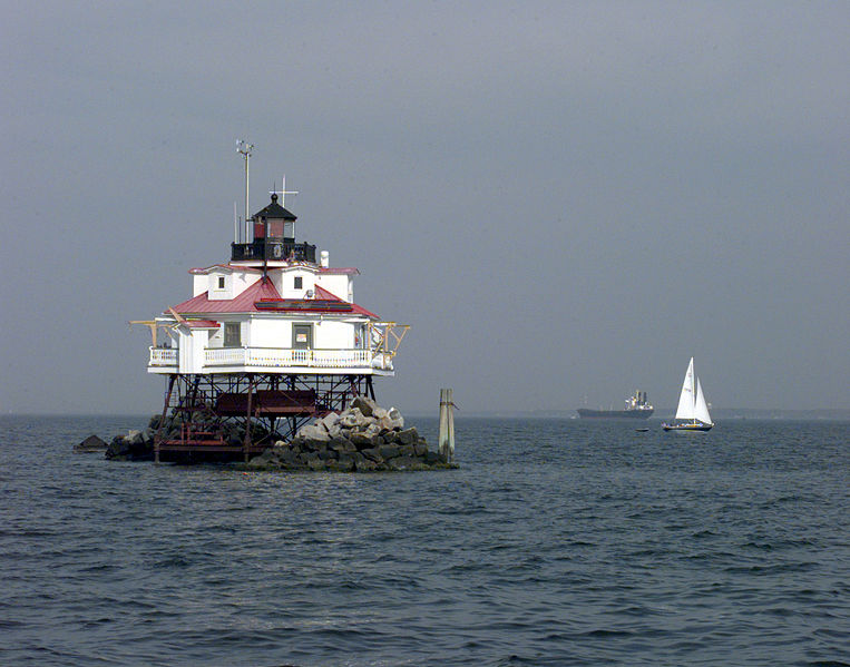 Thomas Point Lighthouse in the Chesapeake Bay