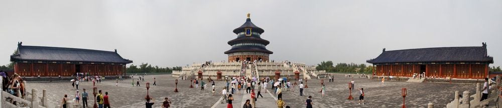 The Temple of Heaven, a center of heaven worship and an UNESCO World Heritage site, symbolizes the Interactions Between Heaven and Mankind.[532]