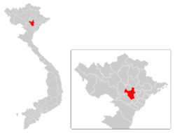 Provincial location in Vietnam