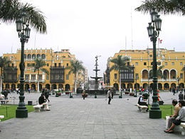 Plaza Mayor of Lima, core of the city