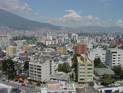 Skyline of San Francisco de Quito