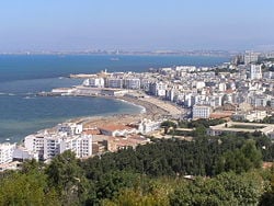 Algiers' coast.