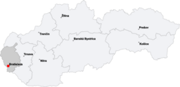 Bratislava location map