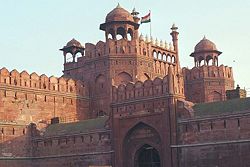 The Delhi Fort, also known as the Red Fort, is one of the popular tourist destinations in Delhi.