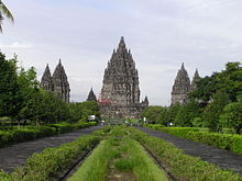 The Prambanan temple complex