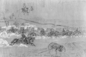Battle of Yorktown, Pursuit sketch.png
