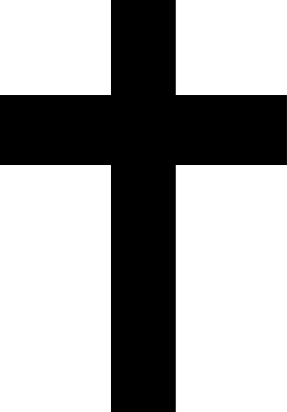 File:Christian cross trans.svg