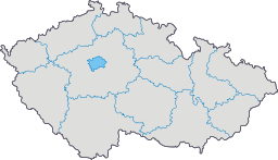 Prague location map