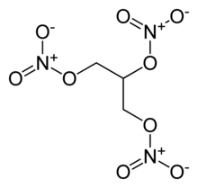 Nitroglycerin chemical structure