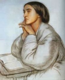 Portrait of Christina Rossetti, by her brother Dante Gabriel Rossetti.