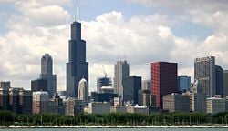 Skyline of City of Chicago
