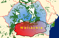 Location of Wallachia