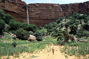 A partial view of the Bandiagara Escarpment