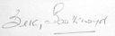 Betty Boothroyd's signature
