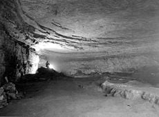 The Rotunda Room at Mammoth Cave.