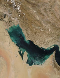Persian Gulf - Persian Gulf from space