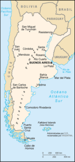 Location within Argentina