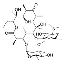 Erythromycin chemical structure