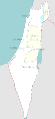 Location map Israel