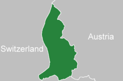Location of Liechtenstein