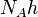 N_A h \,