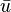 \bar{u}\,