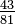 \tfrac{43}{81}