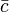 \bar{c}\,