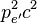 p_{e'}^2c^2