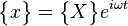 \begin{Bmatrix} x\end{Bmatrix}=\begin{Bmatrix} X\end{Bmatrix}e^{i\omega t}