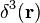 \delta^3(\mathbf{r})