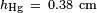 \scriptstyle h_\mathrm{Hg}\ =\ 0.38\ \mathrm{cm}