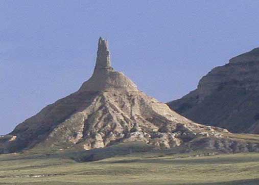 Chimney Rock, viewed looking towards the southeast.