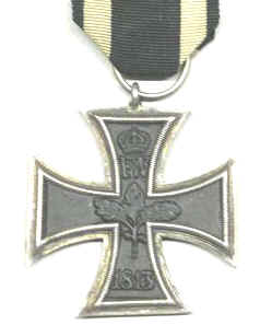 1813-1939 WW1 WWI German War Merrit Military Knights Iron Cross w Ribbon Copy