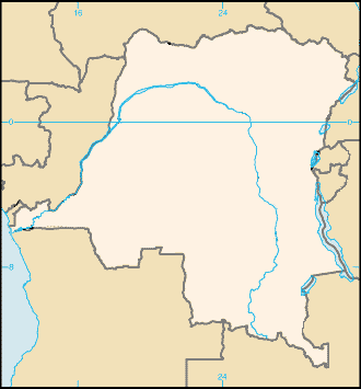 Location map Democratic Republic of the Congo