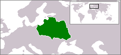 Location of Poland–Lithuania