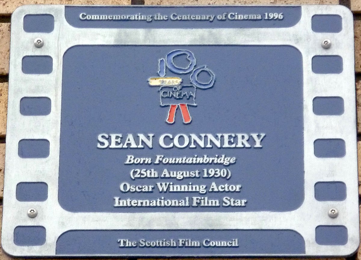 FileSean Connery plaque, Fountainbridge Edinburgh.jpg New World