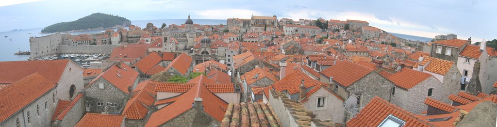 Panorama view on the Old Town of Dubrovnik