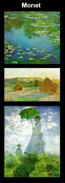 Paintings by Monet