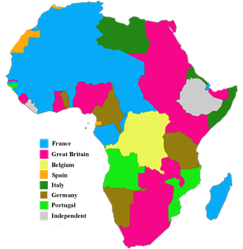 Scramble For Africa New World Encyclopedia